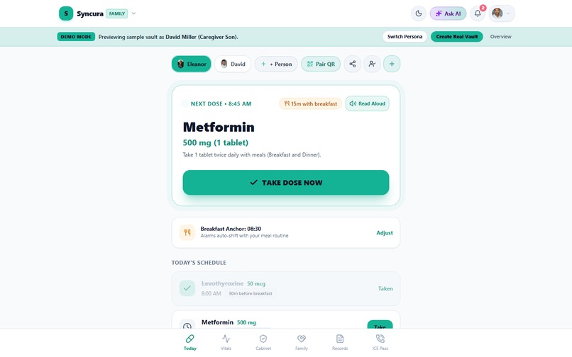 Syncura – screenshot 2