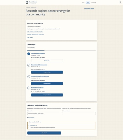 StudentSuccess – screenshot 6