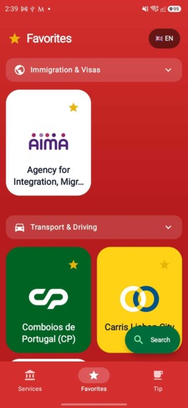 Portugal Government Services Navigator – screenshot 4