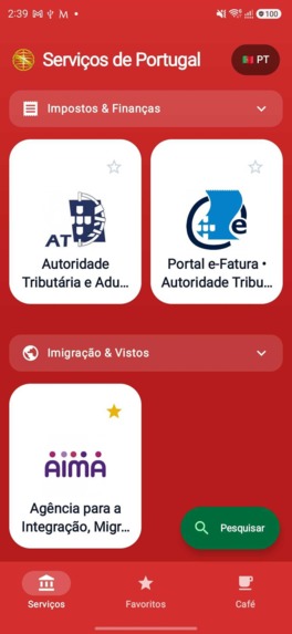 Portugal Government Services Navigator – screenshot 1