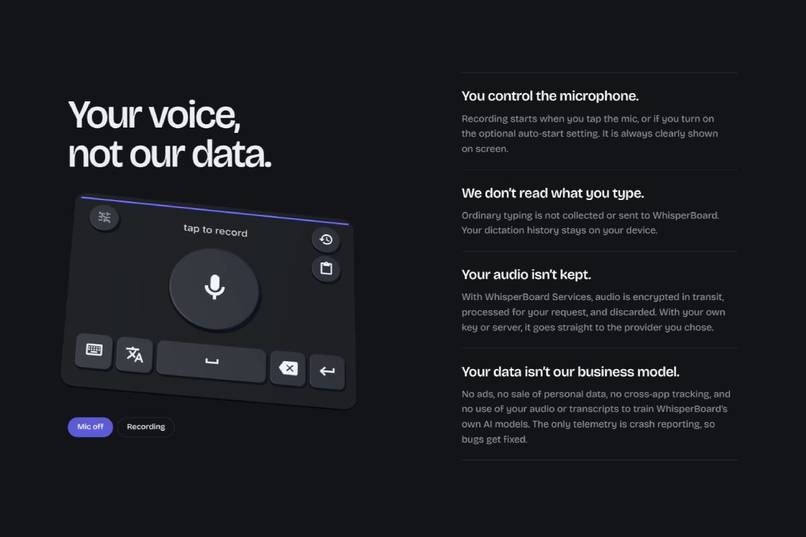 WhisperBoard: Voice-First Keyboard for Android – screenshot 5