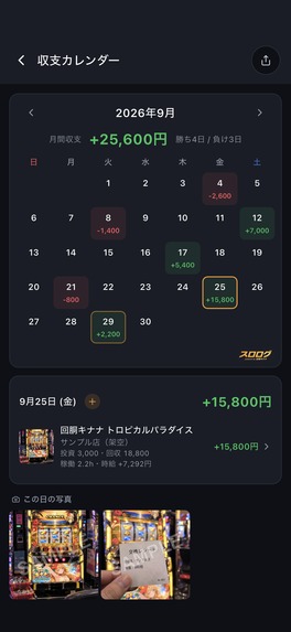 Slolog - Pachislot Session Tracker & Decision Tools – screenshot 5