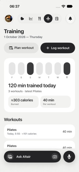 Altair: The AI Agent for Your Health – screenshot 6