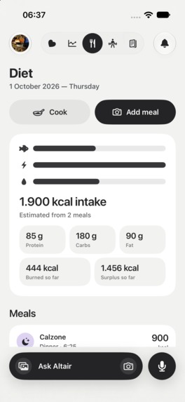 Altair: The AI Agent for Your Health – screenshot 5