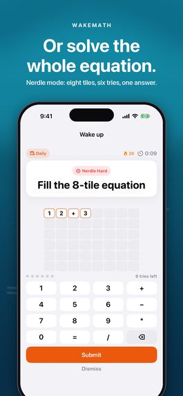 Wake Math-MathAlarm. – screenshot 6