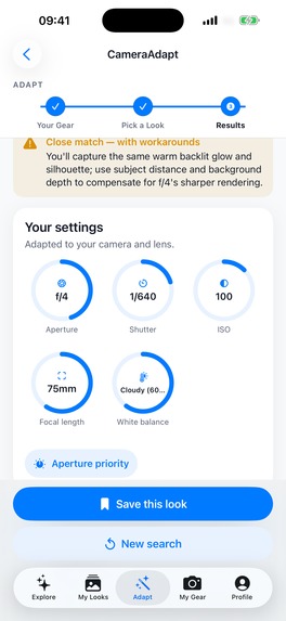 CameraAdapt: Copy Any Photo – screenshot 3
