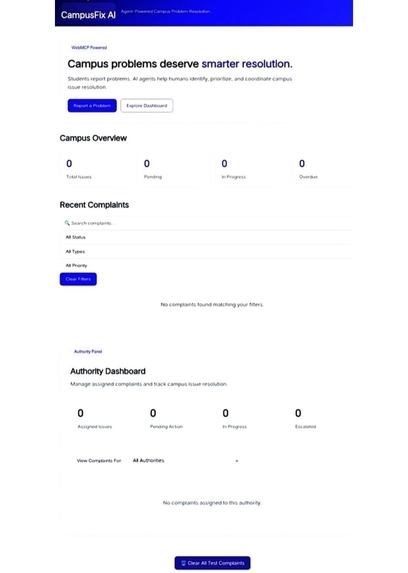 CampusFix AI – screenshot 1
