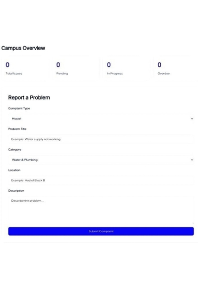 CampusFix AI – screenshot 2