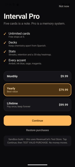 Interval – screenshot 3