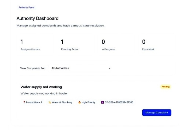 CampusFix AI – screenshot 4