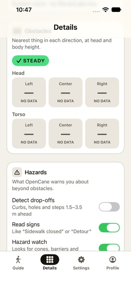 OpenCane – screenshot 5