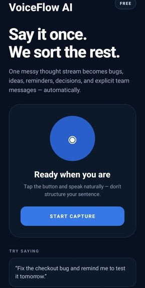 VoiceFlow AI – screenshot 2