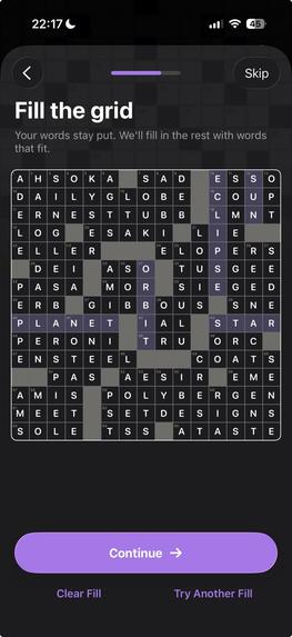Crossword Builder – screenshot 2