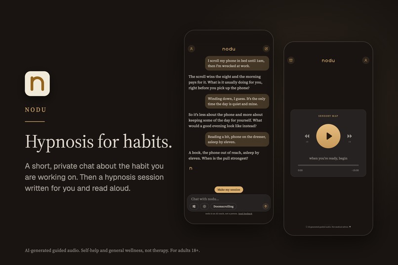 nodu: hypnosis for habits – screenshot 3