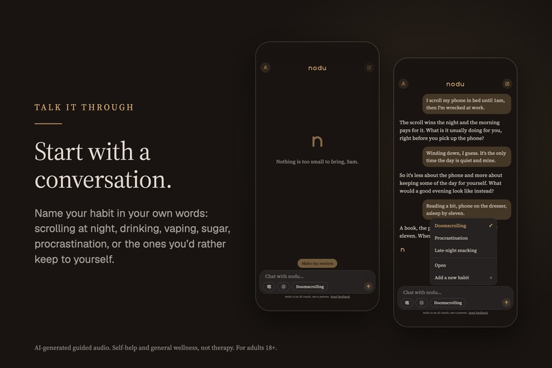 nodu: hypnosis for habits – screenshot 4