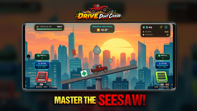 Drive Don't Crash: Car Balance – screenshot 1