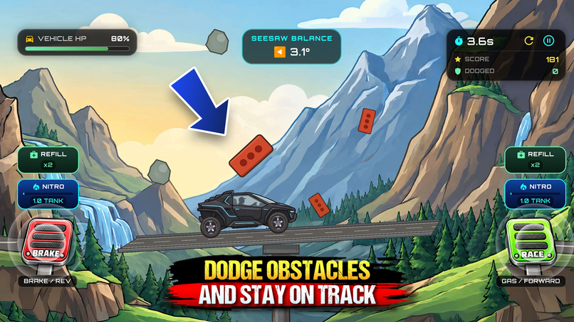 Drive Don't Crash: Car Balance – screenshot 3