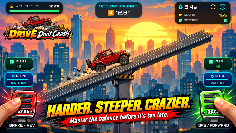 Drive Don't Crash: Car Balance – screenshot 6