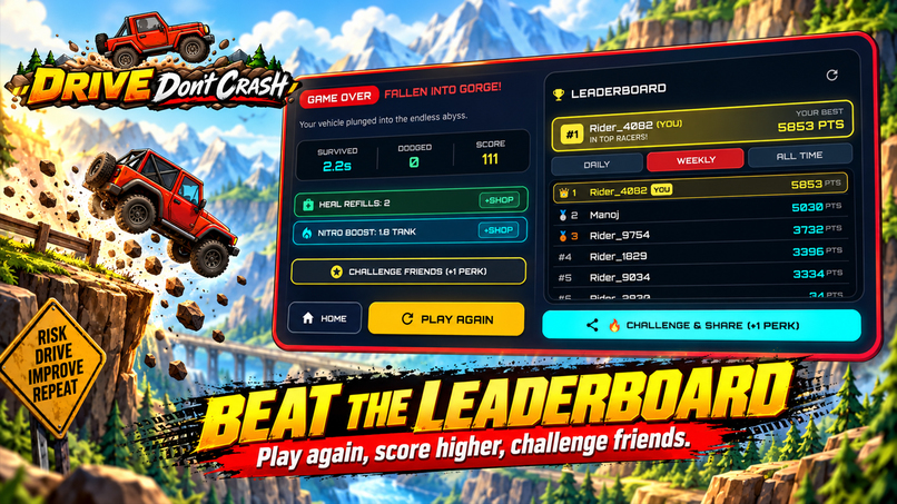 Drive Don't Crash: Car Balance – screenshot 7