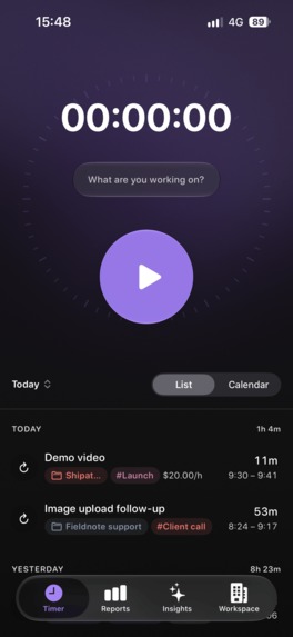 ttrackii: Time, Understood – screenshot 2