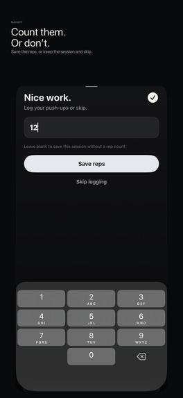 NudgeFit – screenshot 2