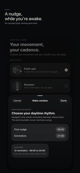 NudgeFit – screenshot 6