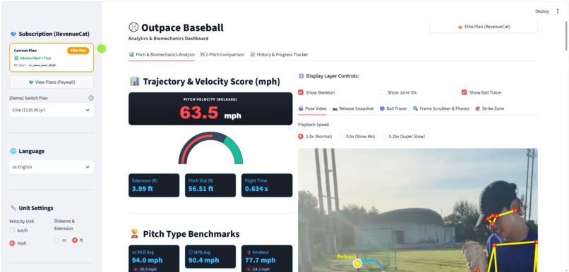 Outpose Baseball – screenshot 1