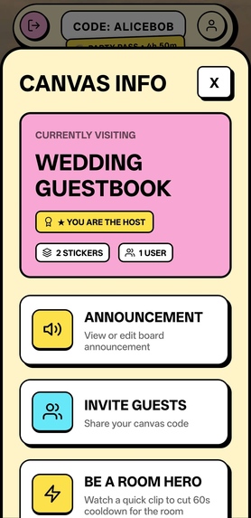 WALLO - Live Sticker Guestbook – screenshot 3
