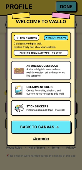 WALLO - Live Sticker Guestbook – screenshot 2