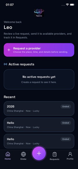 TapLive – screenshot 4