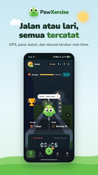 PawXercise: Health & AI Pet – screenshot 1