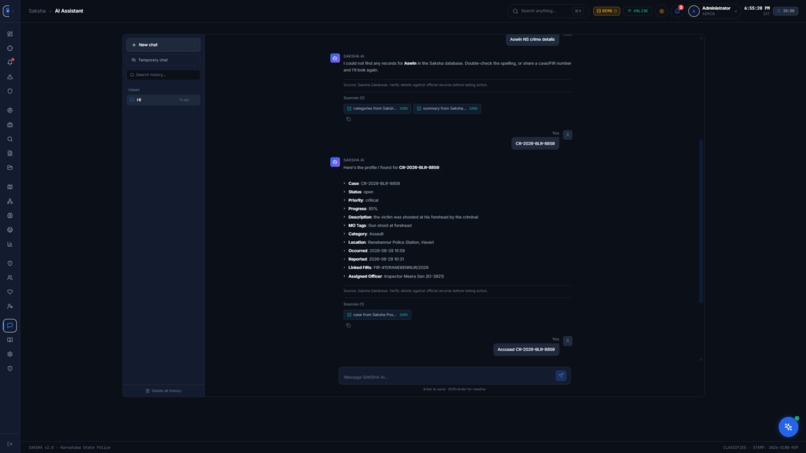 Saksha - Crime Intelligence & Analytical Platform. – screenshot 3