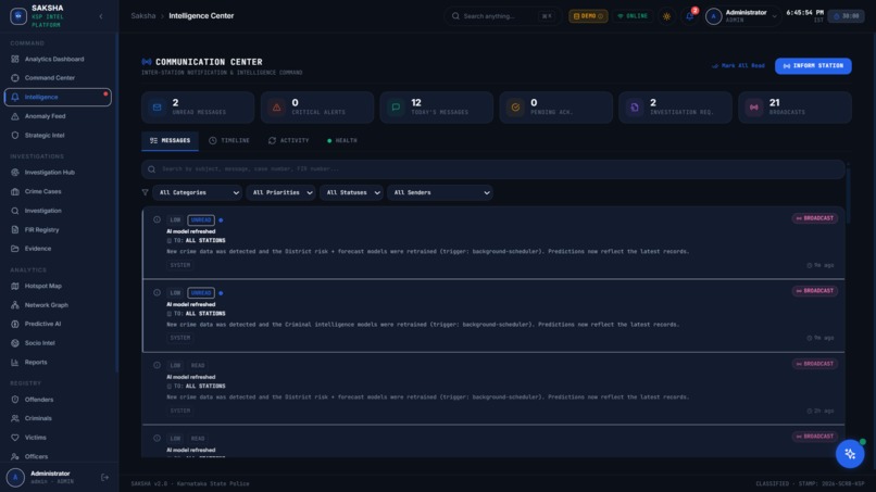 Saksha - Crime Intelligence & Analytical Platform. – screenshot 4