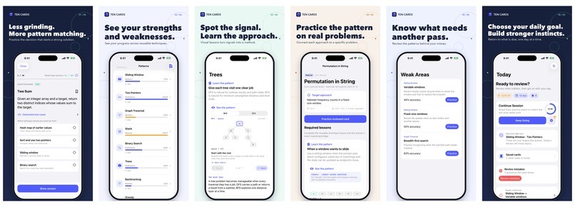 Ten Cards - Coding Interviews – screenshot 1