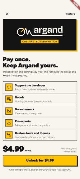 Argand – screenshot 3