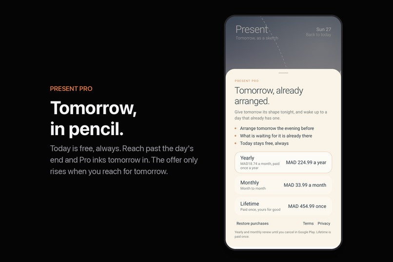 Present — a day that bends, and never scolds – screenshot 9