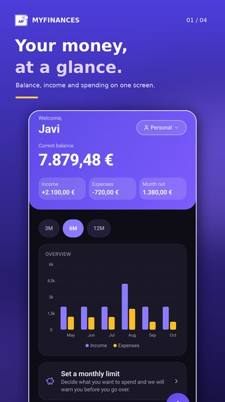 MyFinances – screenshot 1