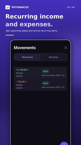 MyFinances – screenshot 4