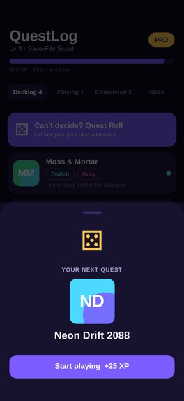 QuestLog – screenshot 1