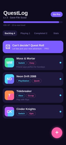 QuestLog – screenshot 4