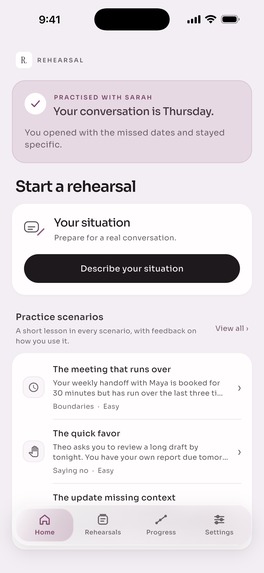 Rehearsal: Prepare to talk – screenshot 5