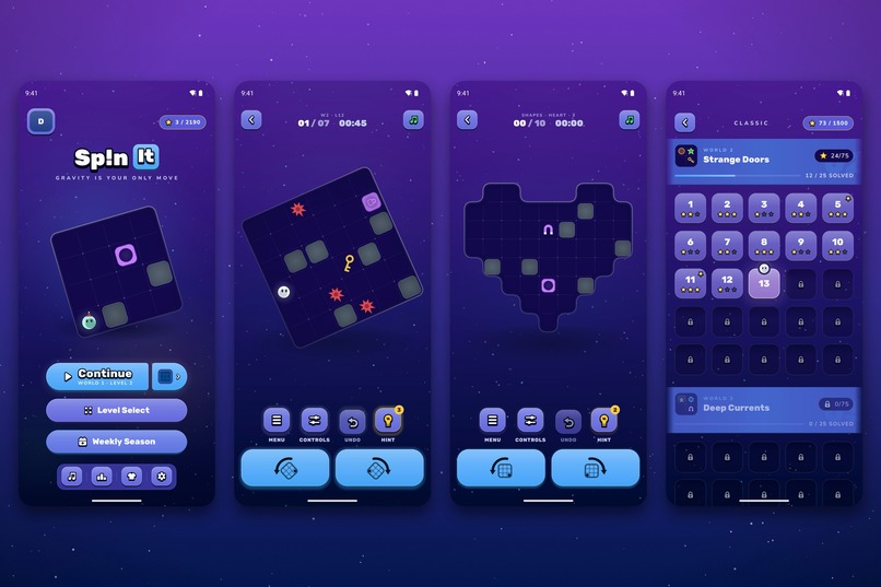 Spin-It: Gravity Puzzle – screenshot 1