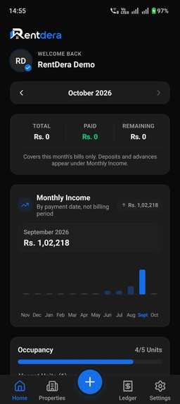 RentDera - Rent Management – screenshot 1