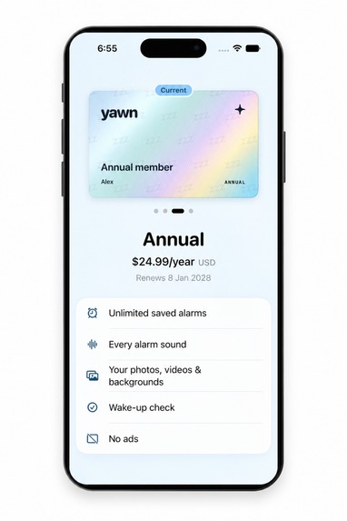 Yawn: Photo Mission Alarm Widget – screenshot 4