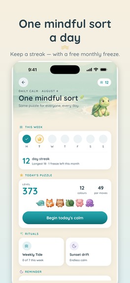 Zen Sort – screenshot 1