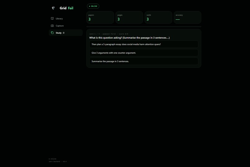 GridFail – screenshot 2