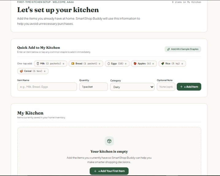 SmartShop Buddy – screenshot 2