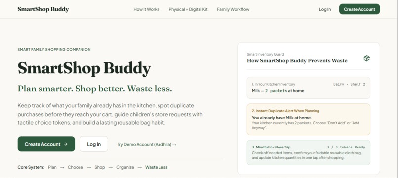 SmartShop Buddy – screenshot 1