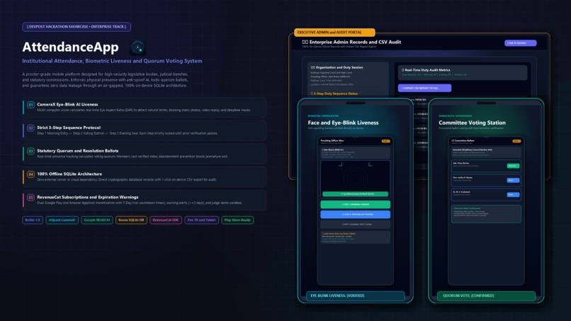 attendance portal – screenshot 1