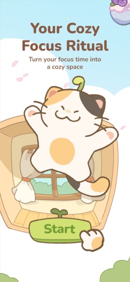 Meowchi - Cute Cat Focus Timer – screenshot 2